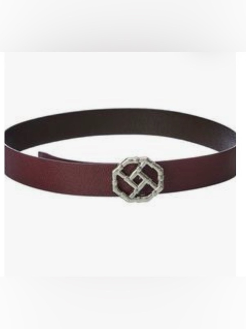 New nwot J.Mclaughlin Ruby Reversible Leather Belt, Brown